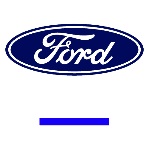 Ford Pro logo - white